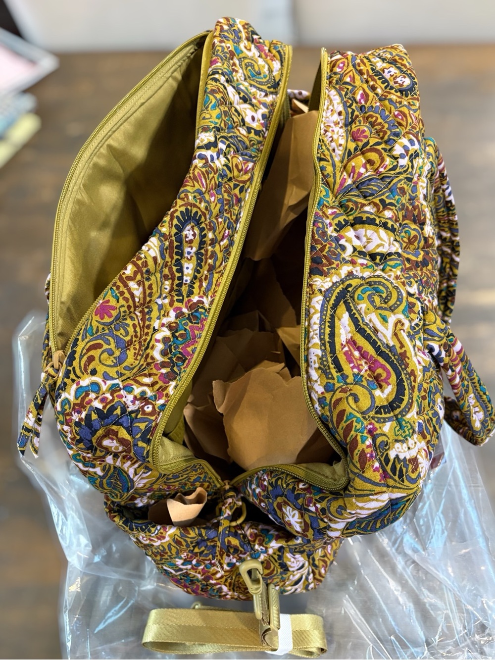 🌸Vera Bradley Large Cotton Weekender Travel Bag - Picture 4 of 10